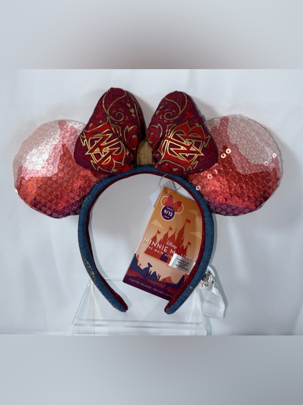 NWT-Disney Parks Minnie Mouse Main Attraction Big Thunder Mountain Ear Headband